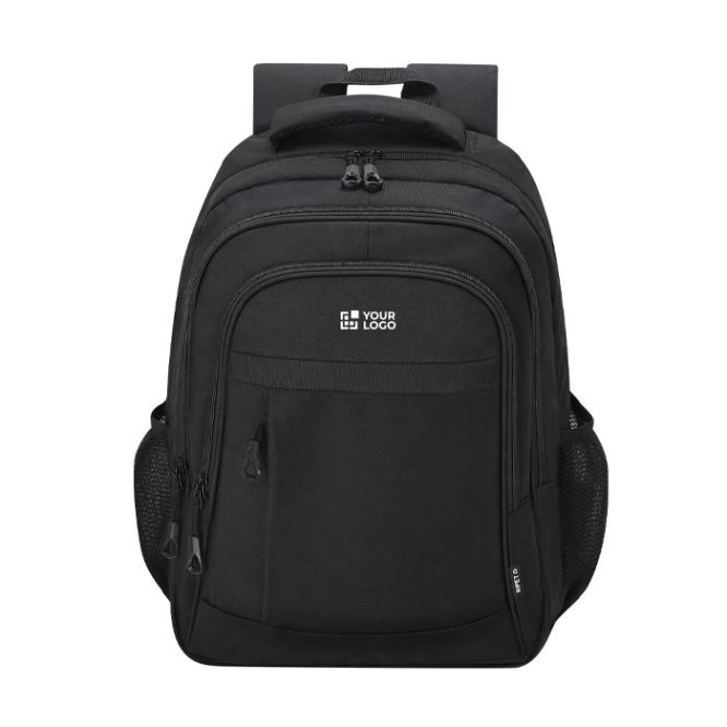 Mochila de RPET para portátil acolchada con asa para trolley 15''
