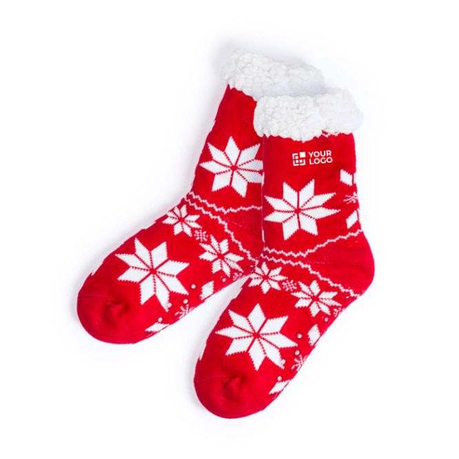 Calcetines antideslizantes de Navidad vista principal