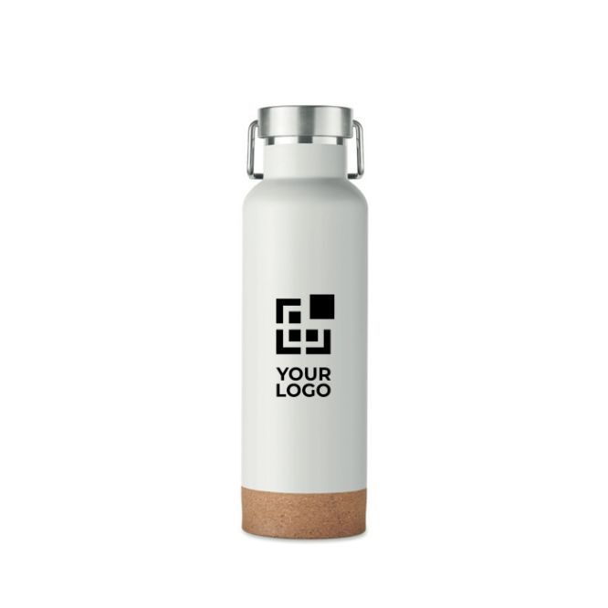 Botella de doble pared de acero inoxidable con corcho 500 ml