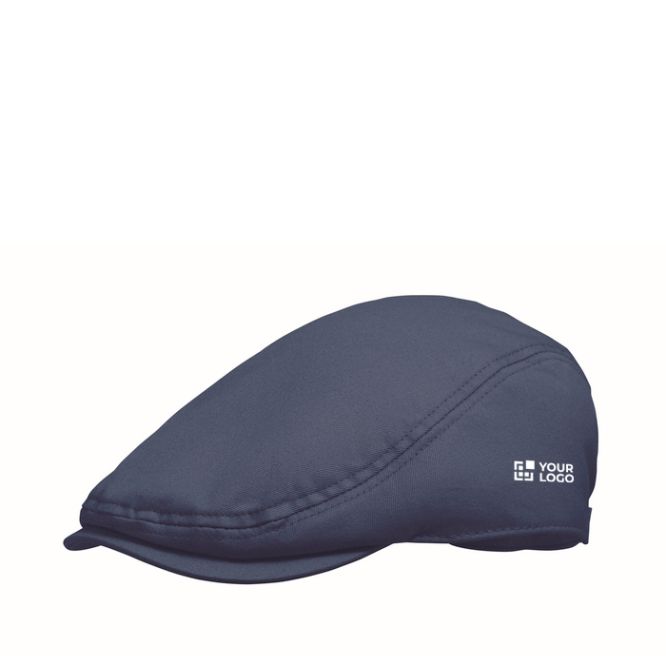 Gorra estilo boina de algodón con hebilla metálica 235 g/m²