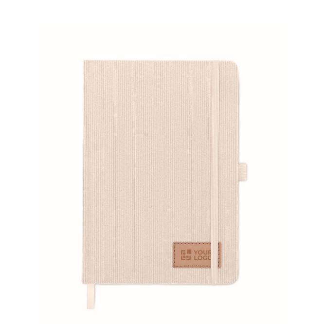 Libreta con cubierta de poliéster RPET y 192 páginas A5