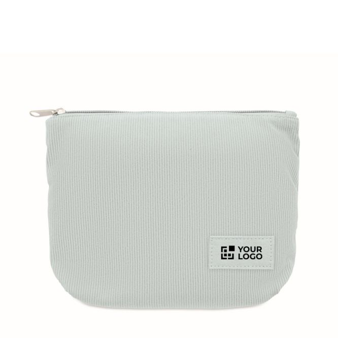 Neceser de pana poliéster con forro interior 220 g/m²