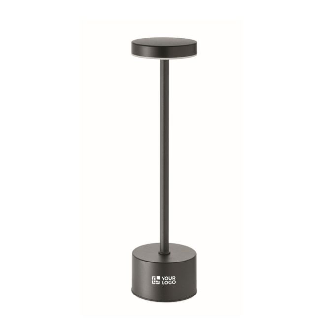 Lámpara de sobremesa de aluminio con 24 LED táctil