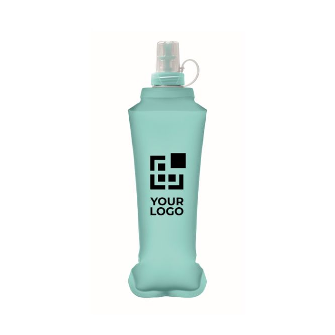 Botella plegable de termoplástico con válvula de mordida 500 ml