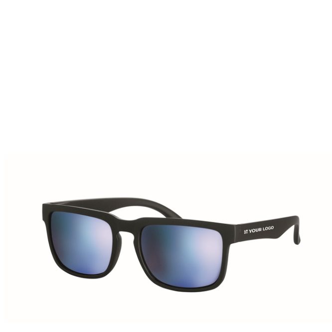 Gafas de sol UV400 con lentes espejadas y montura mate