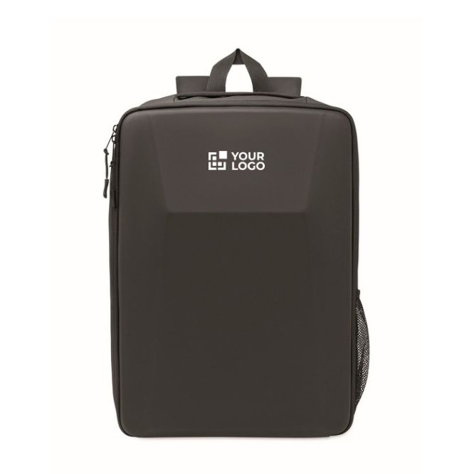 Mochila para portátil de RPET 600D con frontal rígido 15''