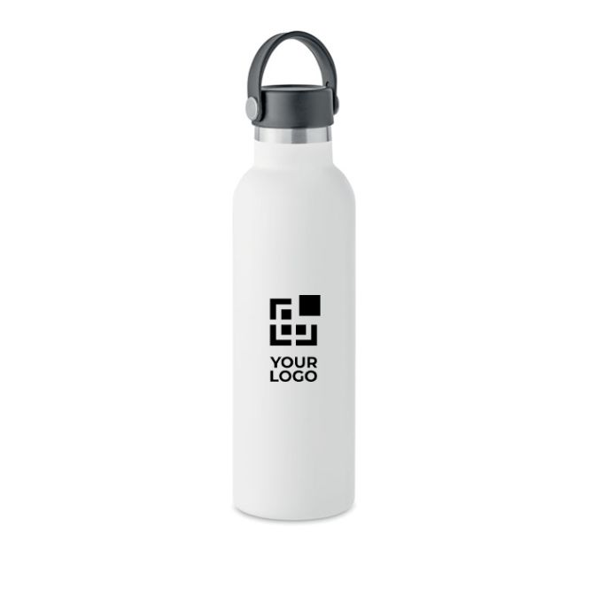 Botella antifuga con 2 tapones intercambiables y pajita 700ml
