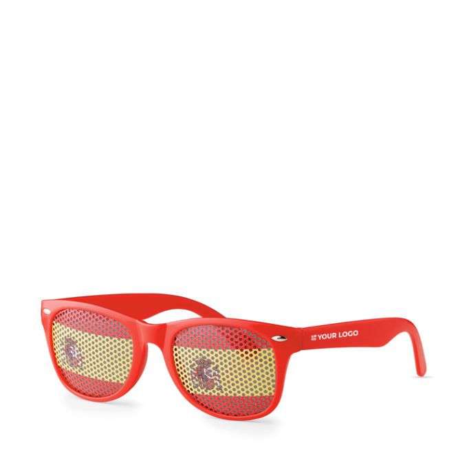 Gafas publicitarias con bandera de España