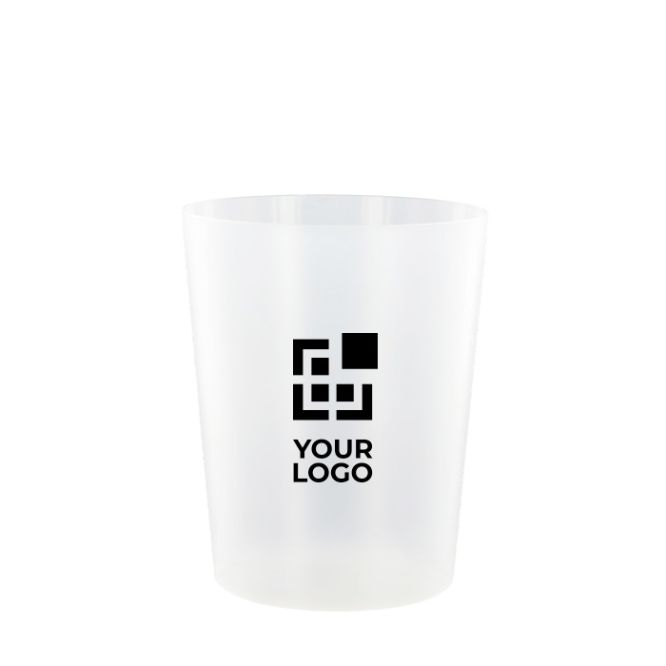 Vaso de plástico reutilizable hecho en Europa tamaño pequeño 120ml