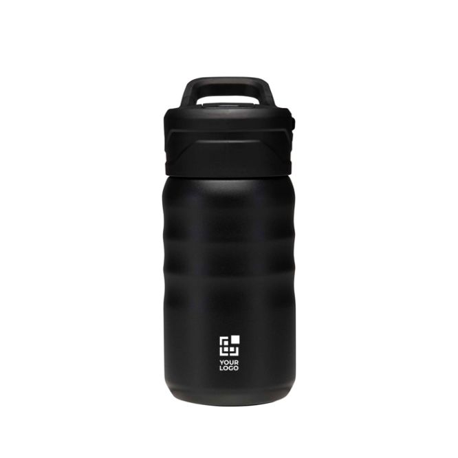 Botella deportiva con pajita abatible a prueba de fugas 350ml