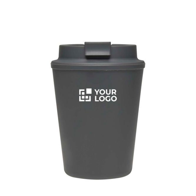 Vaso térmico doble pared con tapa de rosca antiderrame 300ml