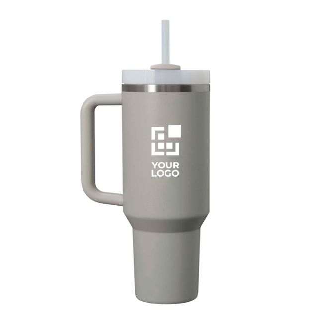 Vaso termo con tapa giratoria y pajita reutilizable 890ml Stanley
