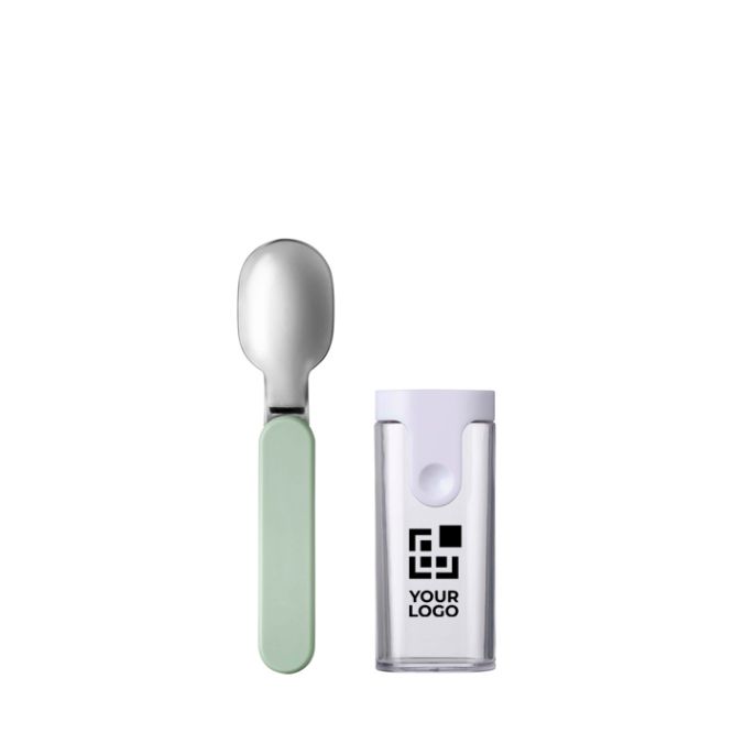 Cuchara plegable con estuche protector que no contiene BPA Mepal