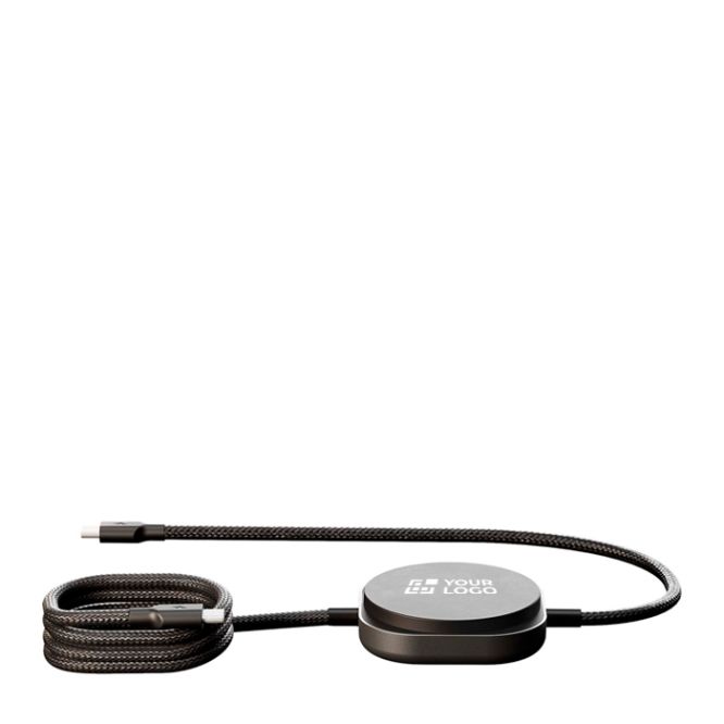 Cable de carga USB-C 2 en 1 con una base inalámbrica Zens