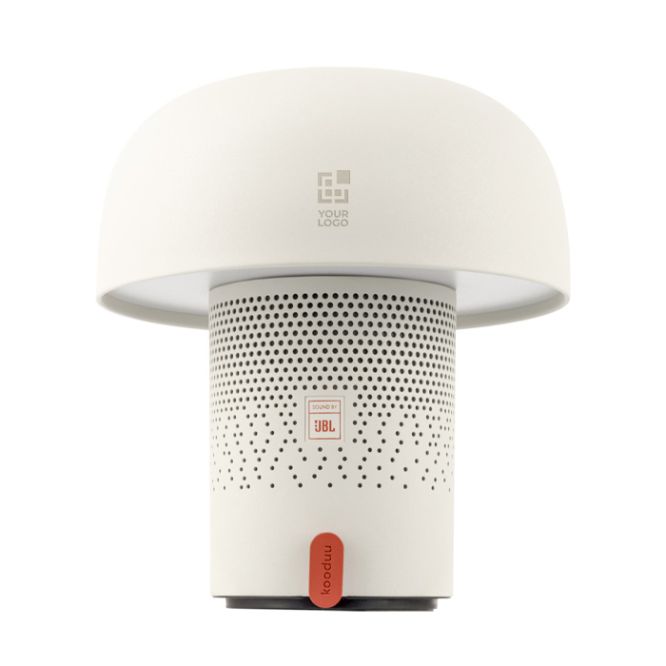 Altavoz de acero y plástico con lámpara LED regulable Kooduu 10W
