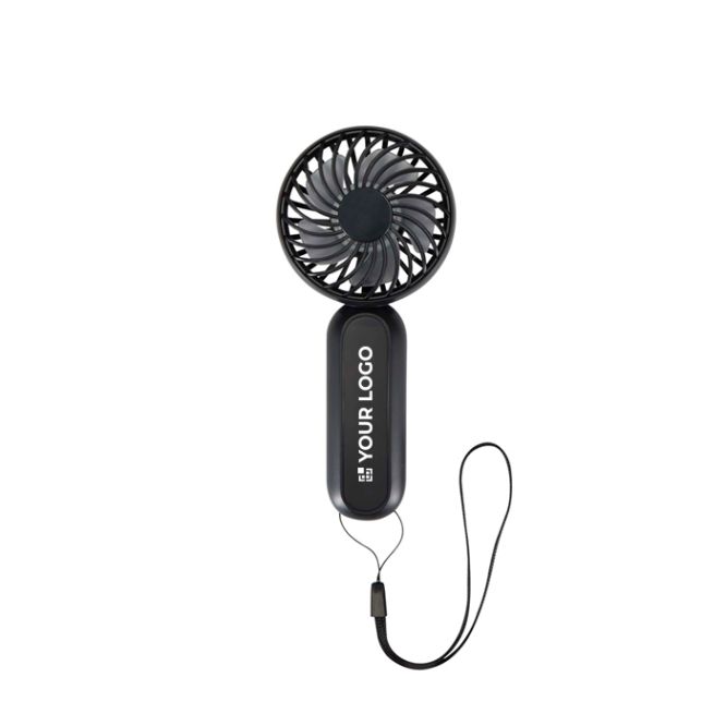 Ventilador portátil recargable de 3 velocidades con USB-C