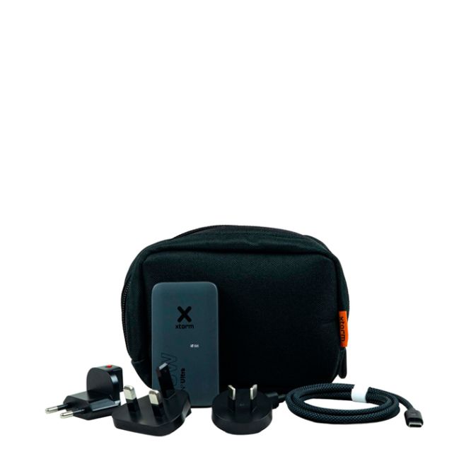Cargador de viaje rápido con puertos USB-C y USB-A 65W Xtorm