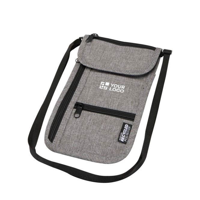 Bolsa de viaje compacta con múltiples bolsillos y correa 130cm