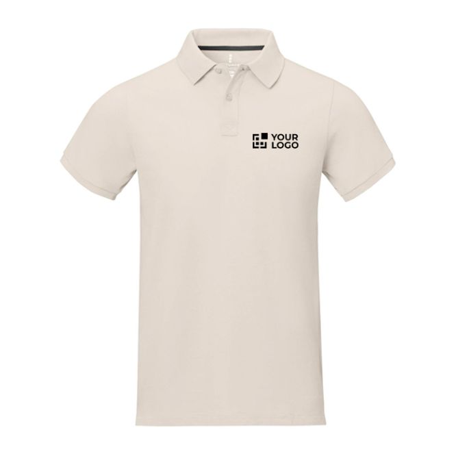 Polo de manga corta de hombre de algodón en piqué 200 g/m2 Elevate Life vista principal
