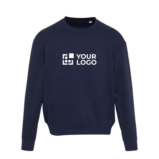 Sudadera oversize con cuello redondo de algodón eco 280 g/m2 Elevate