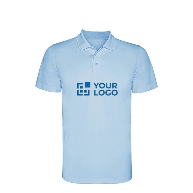 Polo técnico infantil de poliéster en punto piqué 150 g/m2 Roly vista principal