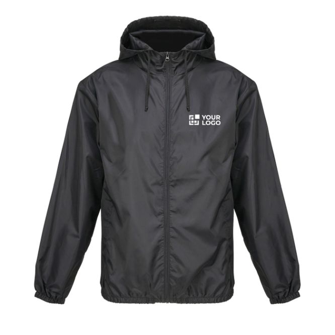 Chaqueta cortavientos de poliéster 190T con capucha SOL'S