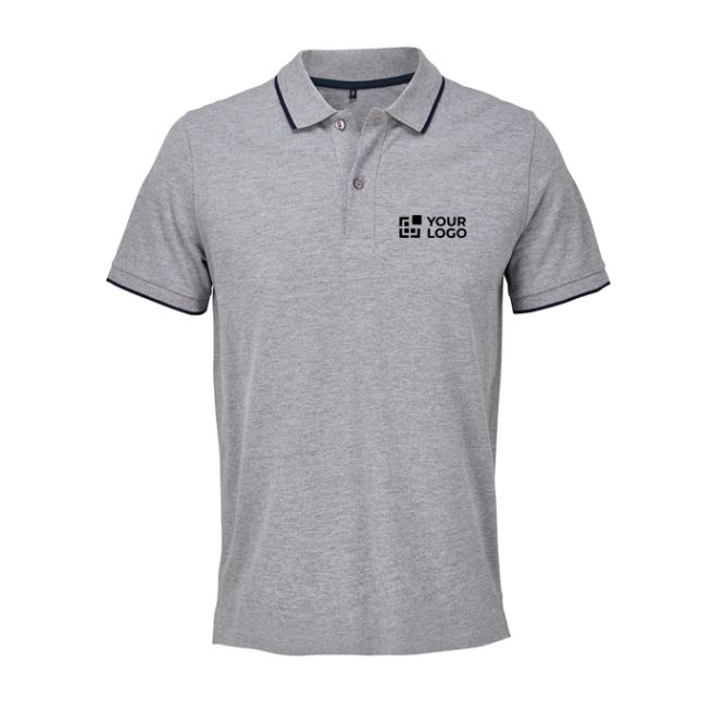 Polo de algodón unisex con raya de contraste 200g/m² SOL'S PALERMO