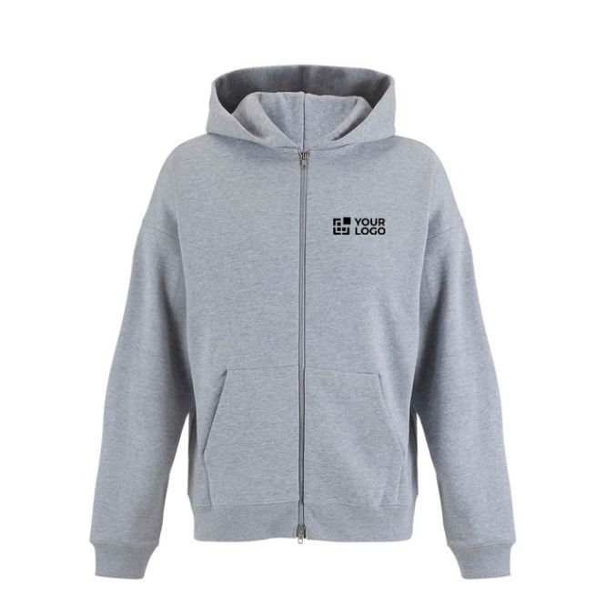 Sudadera de algodón unisex con capucha y cremallera 450g/m² SOL'S LEGACY