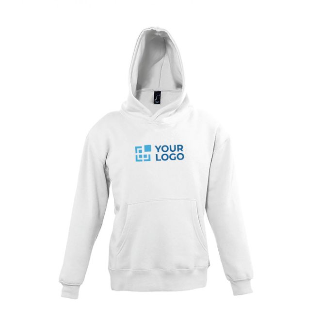 Sudadera de algodón y poliéster para niños 280 g/m2 SOL'S SLAM vista de impresión
