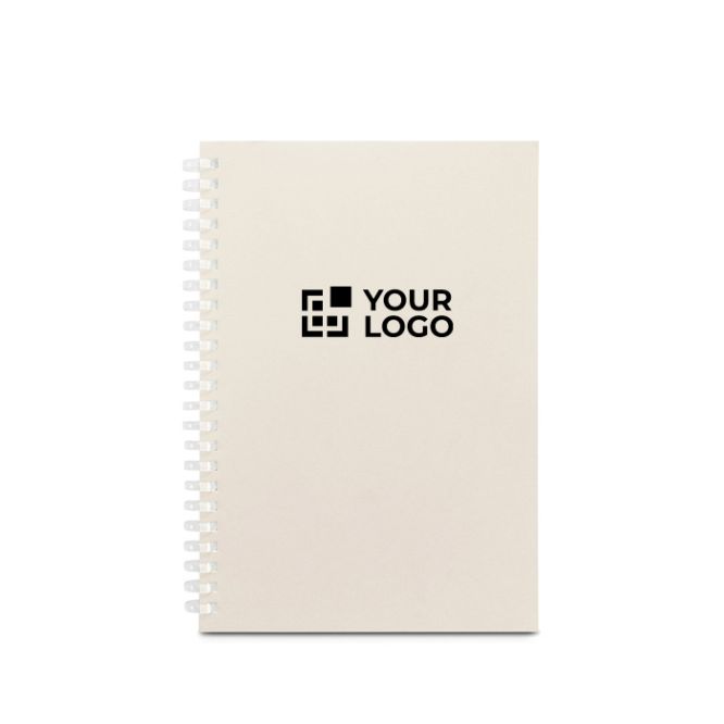 Libreta con tapa flexible de papel reciclado A5 hojas a rayas