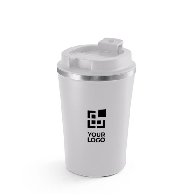 Vaso de viaje de acero inoxidable con interior de cerámica 470ml