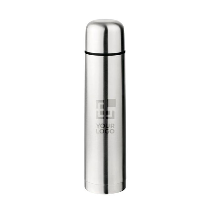 Botella térmica de acero inoxidable con doble pared 1L