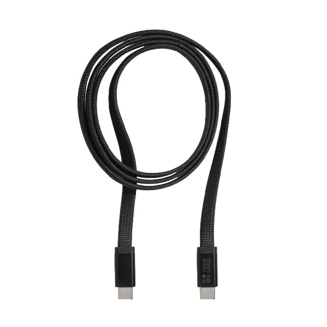 Cable USB-C plano de 1m antienredos ideal para carga rápida 60W