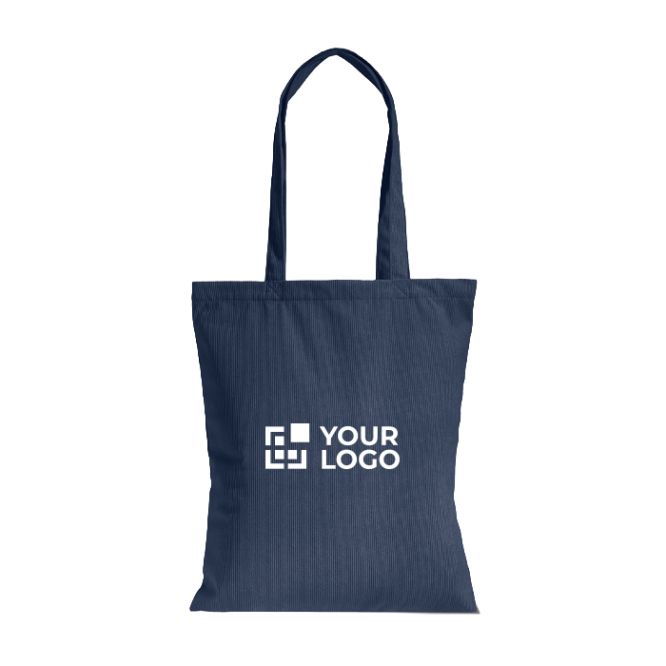 Bolsa de pana suave con asa larga y estilo retro 190 g/m2