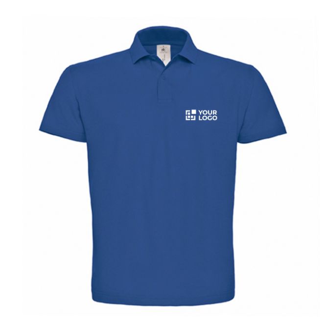 Polo de algodón de piqué para hombre con 2 botones 180 g/m2 B&C vista principal
