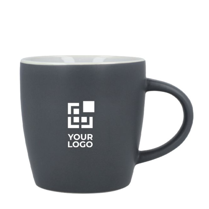 Taza de cerámica con acabado mate en varios colores 350ml