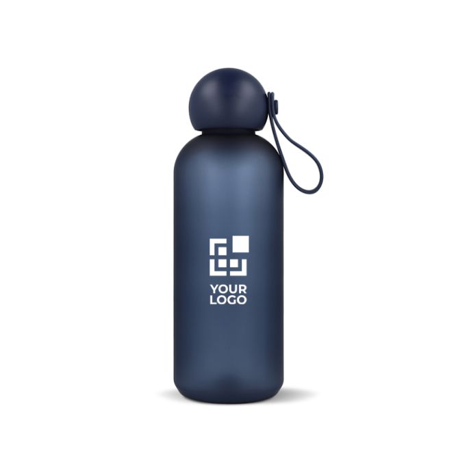 Botella antigoteo mate con tapón redondo y asa Sagaform 650ml