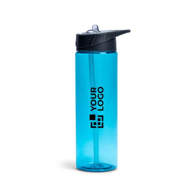 Botella de plástico libre de BPA con pajita incluida 700ml vista principal