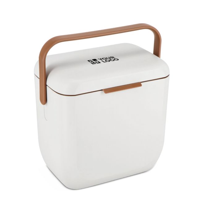 Nevera portátil compacta antigoteo para bebidas y snacks 8L