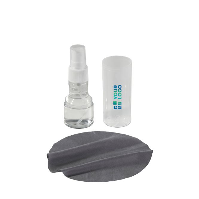 Dispensador plástico limpiador de pantallas con paño microfibra 30ml
