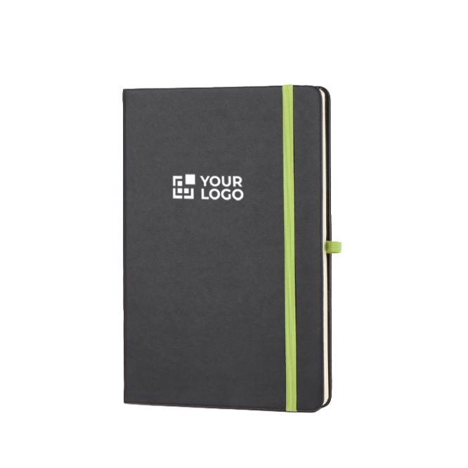 Libreta con tapa dura de PU ideal para láser A5 y hojas a rayas