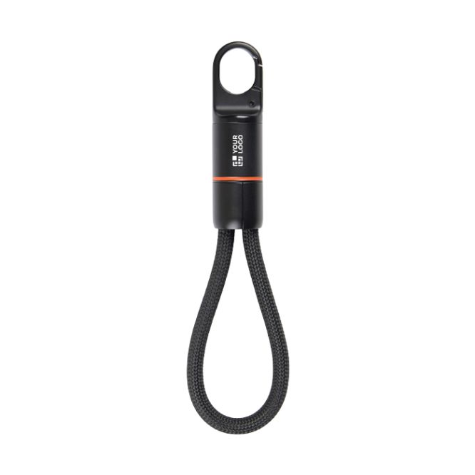 Cable de carga rápida USB-C con mosquetón Nordic Drift Everest 60W