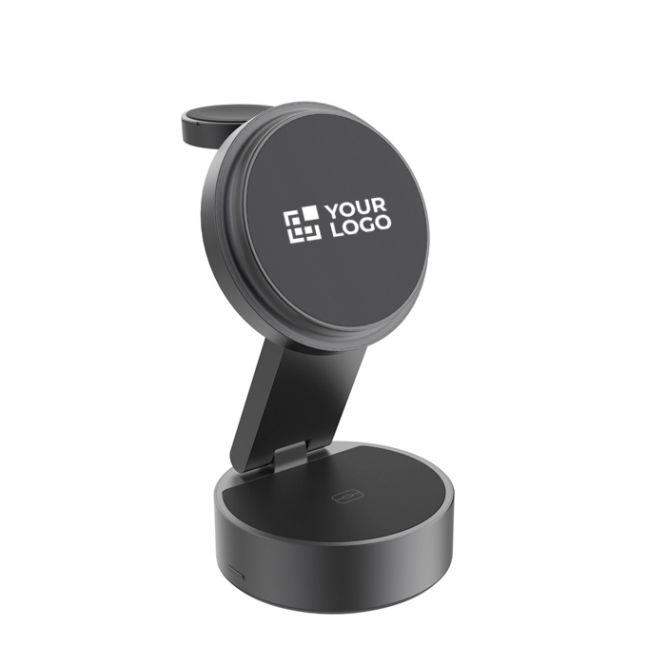 Cargador inalámbrico plegable 3 en 1 con carga ultrarrápida 25W