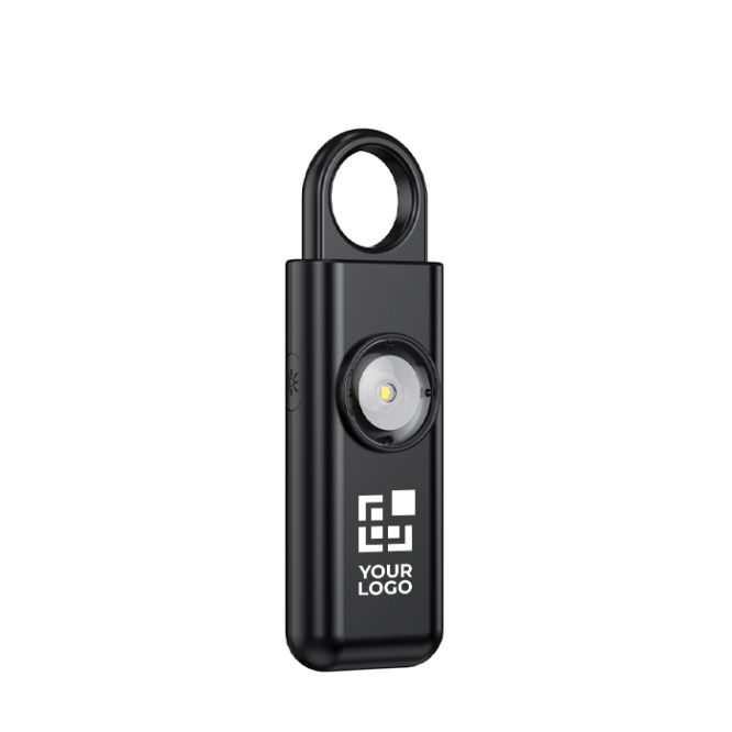 Alarma personal inteligente con luz y recarga USB-C 150dB