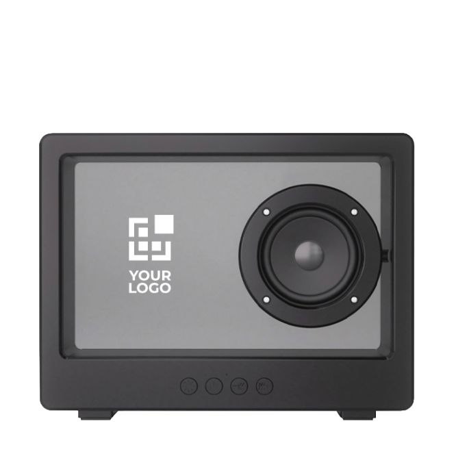 Altavoz inalámbrico transparente con luz RGB integrada y USB-C 5W