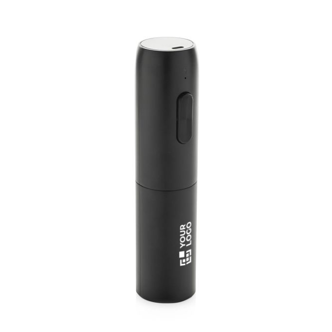 Abridor de vino eléctrico recargable con luz indicadora 500 mAh