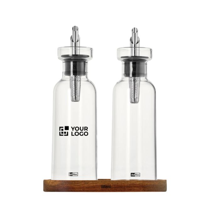 Set de dosificadores de aceite y vinagre 4 en 1 300ml AdHoc