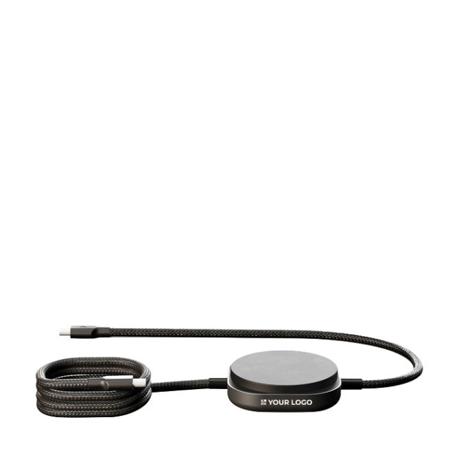 Cable de carga USB-C a USB-C 2 en 1 aluminio 15W Zens Pro 2