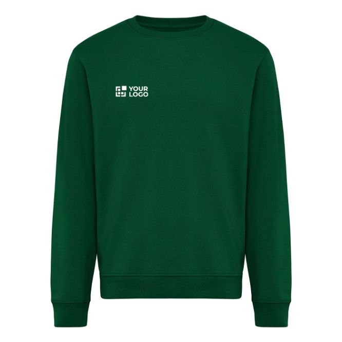 Sudadera unisex cuello redondo y felpa modern fit 340 g/m2 Iqoniq Torla