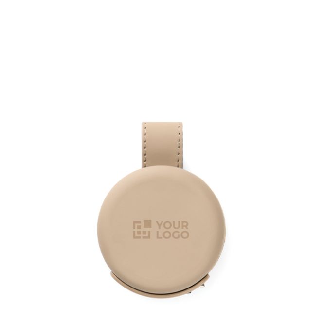 Cargador inalámbrico ecológico plegable 2 en 1 con USB-C y 15W